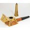 Dunhill Limited Edition Pfeifenkonzept Whitespot Eifeltower Pipe offen mit Spitze