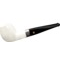 Rattray´s White Goddess (Meerschaum) Apple Smooth 1 Silver