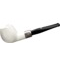 Rattray´s White Goddess (Meerschaum) Apple Smooth 2 Silver