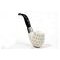 Rattray´s White Goddess (Meerschaum) Bent Carved Silver Bild 2
