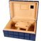 Colibri Quasar Humidor 'Heritage' blau (563464) für ca. 100 Zigarren offen