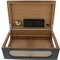 Angelo Zigarrenhumidor braun matt inkl. Acrylpolymer-Befeuchter (920026) Front