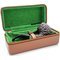 Peterson Pfeifentasche 1er Leder braun (leer) (15064) offen