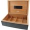 Zino Humidor LM Ayous grau-grün Lack schwarz (51000520) offen