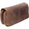 Guy Janot Pfeifentasche 2er braun Buffalo / Canvas (6247)
