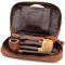 Guy Janot Pfeifentasche 4er cognac (6749) offen