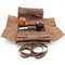 Guy Janot Pfeifentasche 2er braun Buffalo Rolltasche (6260) Stimmungsbild 3