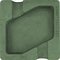 Les Fines Lames Aschenbecher Dyad Green (2 Ablagen)
