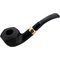 Anton Pipes Ahorn (Maple) Pfeifen Facet Bent Black sandblast
