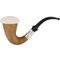 CPW Pipes Freehand Meerschaumpfeifen Calabash Nr. 26 rustiziert Detailbild