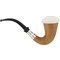 CPW Pipes Freehand Meerschaumpfeifen Calabash Nr. 27 rustiziert Detailbild