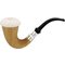 CPW Pipes Freehand Meerschaumpfeifen Calabash Nr. 51 rustiziert