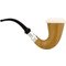CPW Pipes Freehand Meerschaumpfeifen Calabash Mahogany Nr. 51 rustiziert Detailbild