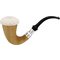 CPW Pipes Freehand Meerschaumpfeifen Calabash Nr. 52 rustiziert