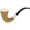 CPW Pipes Freehand Meerschaumpfeifen Calabash Nr. 53 rustiziert