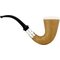 CPW Pipes Freehand Meerschaumpfeifen Calabash Mahogany Nr. 53 rustiziert Detailbild