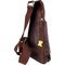 Passatore Pfeifentasche Body Bag Leder rotbraun (639961) Rückseite