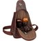 Passatore Pfeifentasche Body Bag Leder rotbraun (639961) Detailbild