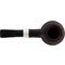 Holmer Knudsen Flake Pipes Bulldog schwarz (interne Nr. 8) Draufsicht