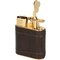 Aligator Gold Plated brown offen hinten