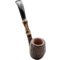 Rattray's Bamboo Pfeifen Bent Sandblast Brown B-Ware (16855)