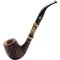 Rattray's Bamboo Pfeifen Bent Sandblast Brown B-Ware (16855)