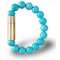 Les Fines Lames Punch Bracelets Solo Brass Turquoise Größe L