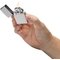 Zippo Pfeifenfeuerzeuge chrom gebürstet (254500) Flamme