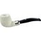 Barling Ivory (Meerschaum) Army Bent rustic (15860) (interne Nr. 5)