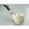 Barling Ivory (Meerschaum) Spigot Bent rustic (15303) Modell 2 Detailbild 4