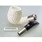 Barling Ivory (Meerschaum) Spigot Bent rustic (15303) Modell 2 Detailbild 5