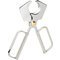 Zigarrenschere Silber (EBC-3001) offen