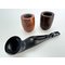 Old German Clay Pipes das Legendäre Frauenbein glatt mit Wechselkopf (interne Nr. 4)