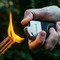 Dissim Executive Pfeifenfeuerzeug schwarz (IL-BLK) Flamme