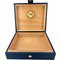Classic Beryllus Lederhumidor marine navy