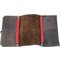 lassic Pfeifentasche Rollbeutel Leder braun Washout (630501)_ Offen