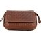 Classic Pfeifentaschen 2er Leder braun antik Flechtdesign (632566)