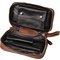 Classic Pfeifentaschen 2er Leder braun antik Flechtdesign (632566) Detailbild 1