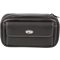 Classic Pfeifentaschen 3er Leder schwarz Metallemblem (633751)