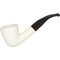 White Meerschaum Pfeife Calabash (90048343)_01