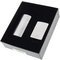 Zippo Classic Regular chrome brushed Geschenkset offen