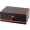 Classic Zigarrenhumidor schwarz rot für ca. 50 Zigarren (562361)