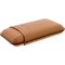 Martin Wess Premium Lederetui - Vachetta Natur 3er Robusto Vachetta (591) liegend
