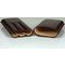 Martin Wess Premium Lederetui - Kroko brown 3er Kroko Corona klein (597 offen