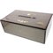 Elie Bleu Collection Medailles Humidor für 120 Zigarren mit einer Sykomore Maserung in grau seitlic