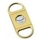 Davidoff Cigarren-Cutter Brossé vergoldet (24220)