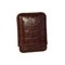 Martin Wess Premium Lederetui  - Kroko brown 5er Cigarillo gross