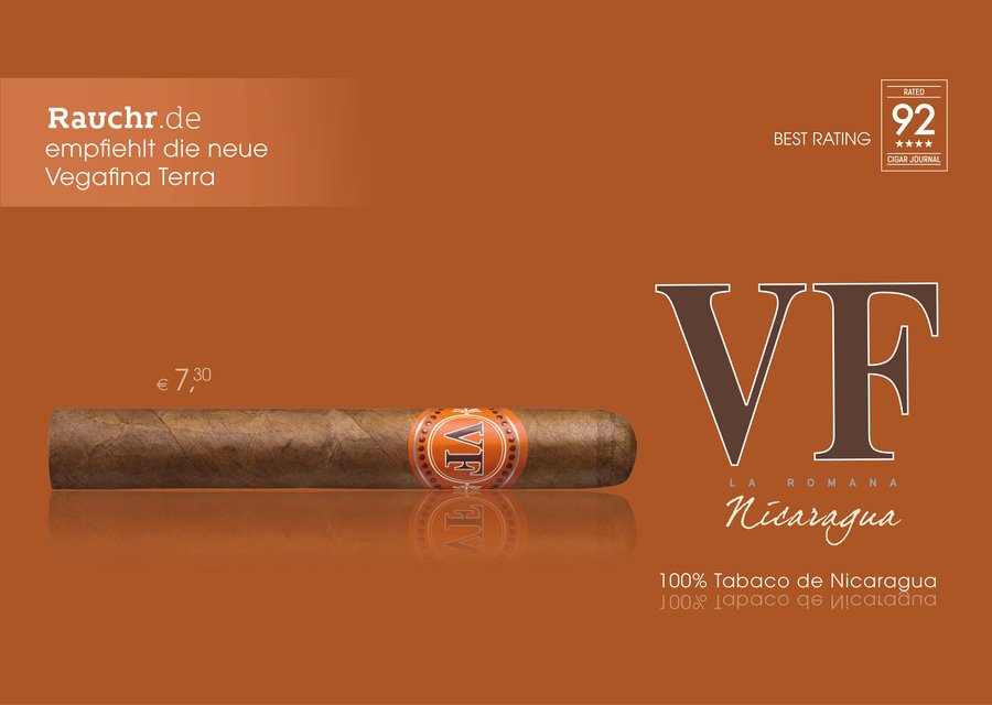 Rauchr.de empfiehlt Vega Fina Nicaragua im Format Terra zu 7,30 €